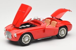 Ferrari 166 MM Barchetta Piros Hot Wheels 1:18 B6054-1 Fém – 2. kép a 8-ből