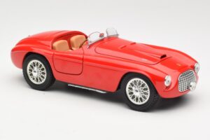 Ferrari 166 MM Barchetta Piros Hot Wheels 1:18 B6054-1 Fém – 6. kép a 8-ből