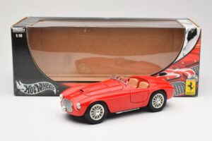 Ferrari 166 MM Barchetta Piros Hot Wheels 1:18 B6054-1 Fém – 8. kép a 8-ből