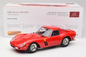 Ferrari 250 GTO London Show Piros CMC 1:18 M-256 Fém – 6. kép a 6-ből