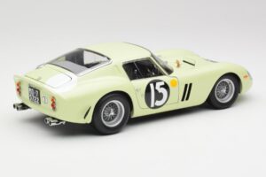 Ferrari 250 GTO #15 S. Moss / I. Ireland Goodwood Tourist Trophy Winner 1962 Kyosho 1:18 08438C Fém – 3. kép a 8-ből