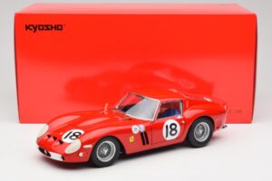 Ferrari 250 GTO #18 P. Rodriguez Daytona Continental 3 Hours Winner 1963 Kyosho 1:18 08438F Fém – 8. kép a 8-ből