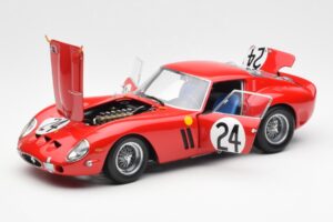 Ferrari 250 GTO #24 J. Blaton / G. Langlois 2nd 24 Hours of Le Mans 1963 Kyosho 1:18 08432C Fém – 2. kép a 8-ből