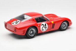 Ferrari 250 GTO #24 J. Blaton / G. Langlois 2nd 24 Hours of Le Mans 1963 Kyosho 1:18 08432C Fém – 3. kép a 8-ből
