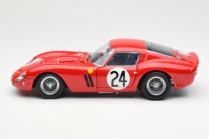 Ferrari 250 GTO #24 J. Blaton / G. Langlois 2nd 24 Hours of Le Mans 1963 Kyosho 1:18 08432C Fém – 4. kép a 8-ből