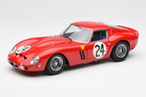 Ferrari 250 GTO #24 J. Blaton / G. Langlois 2nd 24 Hours of Le Mans 1963 Kyosho 1:18 08432C Fém