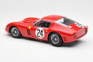 Ferrari 250 GTO #24 J. Blaton / G. Langlois 2nd 24 Hours of Le Mans 1963 Kyosho 1:18 08432C Fém – 7. kép a 8-ből