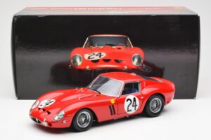 Ferrari 250 GTO #24 J. Blaton / G. Langlois 2nd 24 Hours of Le Mans 1963 Kyosho 1:18 08432C Fém – 8. kép a 8-ből