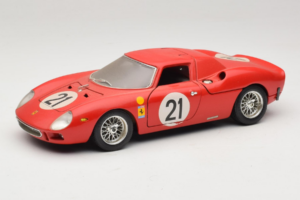 Ferrari 250 LM #21 M. Gregory / J. Rindt 24 Hours of Le Mans 1965 Bburago 1:18 3033-P2 Fém