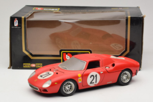 Ferrari 250 LM #21 M. Gregory / J. Rindt 24 Hours of Le Mans 1965 Bburago 1:18 3033-P2 Fém – 8. kép a 8-ből
