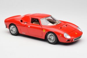 Ferrari 250 Le Mans Piros Bburago 1:18 3033 Fém – 6. kép a 8-ből