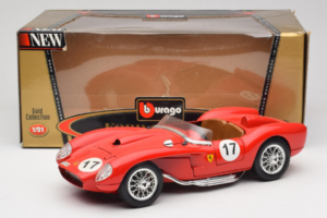 Ferrari 250 Testa Rossa #17 Piros 1957 Bburago 1:18 3007-R4 Fém – 8. kép a 8-ből