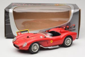 Ferrari 250 Testa Rossa #4 Piros Replacement Box 1957 Bburago 1:18 3007-R6 Fém – 8. kép a 8-ből