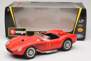 Ferrari 250 Testa Rossa Piros Replacement Box Bburago 1:18 3007-R2 Fém – 8. kép a 8-ből