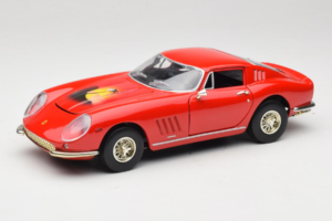 Ferrari 275 GTB/4 Piros Pálmával a Motorháztetőn ERTL 1:18 7483-P1 Fém