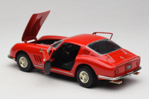 Ferrari 275 GTB/4 Piros Pálmával a Motorháztetőn ERTL 1:18 7483-P1 Fém – 5. kép a 8-ből