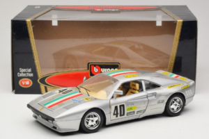 Ferrari 288 GTO #40 Ezüst 1984 Bburago 1:18 3027-S1 Fém – 8. kép a 8-ből