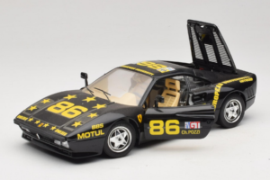 Ferrari 288 GTO #86 Fekete Limitált Kiadás 1984 Bburago 1:18 3027-B1 Fém – 2. kép a 8-ből