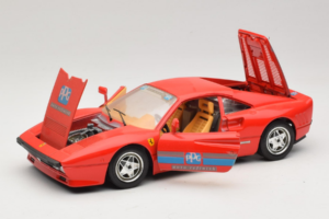 Ferrari 288 GTO PPG Auto Refinish Piros Bburago 1:18 3027-P2 Fém – 2. kép a 8-ből