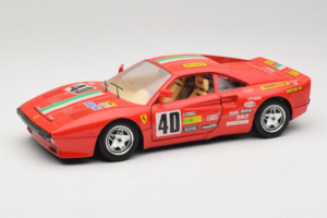 Ferrari 288 GTO Rally #40 Piros 1986 Bburago 1:18 3057-P1 Fém