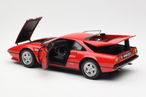 Ferrari 308 GTB Quattrovalvole Piros Kyosho 1:18 08182R Fém – 5. kép a 8-ből