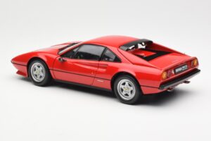 Ferrari 308 GTB Quattrovalvole Piros Kyosho 1:18 08182R Fém – 7. kép a 8-ből