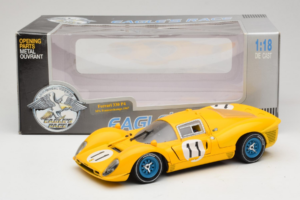 Ferrari 330 P4 #11 Sárga Spa-Francorchamps 1967 Eagles Race 1:18 38007-Y1 Fém – 8. kép a 8-ből