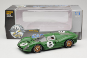 Ferrari 330 P4 #9 Zöld Spa-Francorchamps 1967 Eagles Race 1:18 41007 Fém – 8. kép a 8-ből