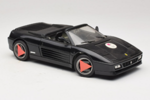 Ferrari 348 Spider Fekete Mira 1:18 6181 Fém – 6. kép a 8-ből