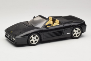 Ferrari 348 Spider Fekete Ezüst Felnikkel Mira 1:18 6918 Fém