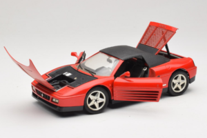 Ferrari 348 Spider Piros Mira 1:18 6180 Fém – 2. kép a 8-ből
