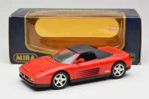 Ferrari 348 Spider Piros Mira 1:18 6180 Fém – 8. kép a 8-ből