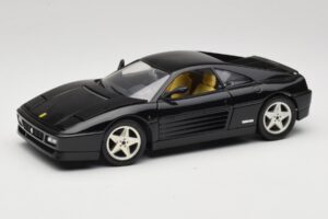 Ferrari 348 TB Fekete Mira 1:18 6101-R1 Fém