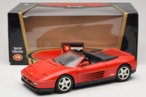 Ferrari 348 TB Piros Bburago 1:18 3039-P4 Fém – 8. kép a 8-ből