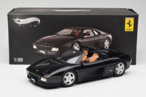 Ferrari 348 TS Fekete Hot Wheels 1:18 X5481 Fém – 8. kép a 8-ből