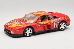 Ferrari 348 TB #5 Monroe Piros 1989 Bburago 1:18 3039-M1 Fém