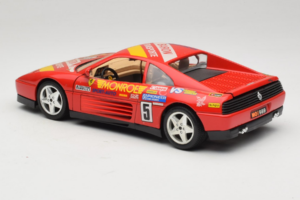Ferrari 348 TB #5 Monroe Piros 1989 Bburago 1:18 3039-M1 Fém – 7. kép a 8-ből