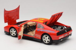 Ferrari 348tb Pirelli Piros Bburago 1:18 3039-P2 Fém – 5. kép a 8-ből