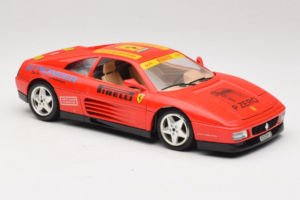Ferrari 348tb Pirelli Piros Bburago 1:18 3039-P2 Fém – 6. kép a 8-ből