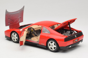 Ferrari 348tb Piros Bburago 1:18 3039-R1 Fém – 5. kép a 8-ből