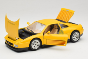 Ferrari 348 TB Sárga Replacement Box Bburago 1:18 3039-R2 Fém – 2. kép a 8-ből