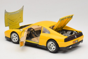 Ferrari 348 TB Sárga Replacement Box Bburago 1:18 3039-R2 Fém – 5. kép a 8-ből