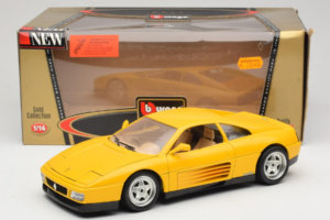 Ferrari 348 TB Sárga Replacement Box Bburago 1:18 3039-R2 Fém – 8. kép a 8-ből