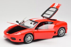 Ferrari 360 Challenge Stradale Piros Hot Wheels 1:18 C0407 Fém – 2. kép a 8-ből
