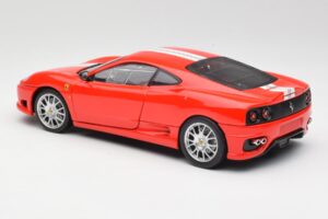 Ferrari 360 Challenge Stradale Piros Hot Wheels 1:18 C0407 Fém – 7. kép a 8-ből
