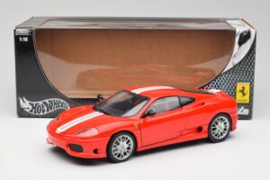 Ferrari 360 Challenge Stradale Piros Hot Wheels 1:18 C0407 Fém – 8. kép a 8-ből