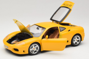 Ferrari 360 Modena 25 Jahre FMC Sárga Bburago 1:18 3358-Y1 Fém – 2. kép a 8-ből