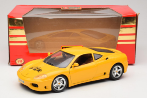 Ferrari 360 Modena 25 Jahre FMC Sárga Bburago 1:18 3358-Y1 Fém – 8. kép a 8-ből