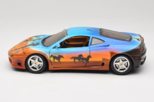 Ferrari 360 Modena Bracio Gotz Running Horses Livery Bburago 1:18 3358-B1 Fém – 4. kép a 8-ből
