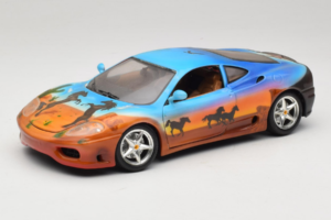 Ferrari 360 Modena Bracio Gotz Running Horses Livery Bburago 1:18 3358-B1 Fém